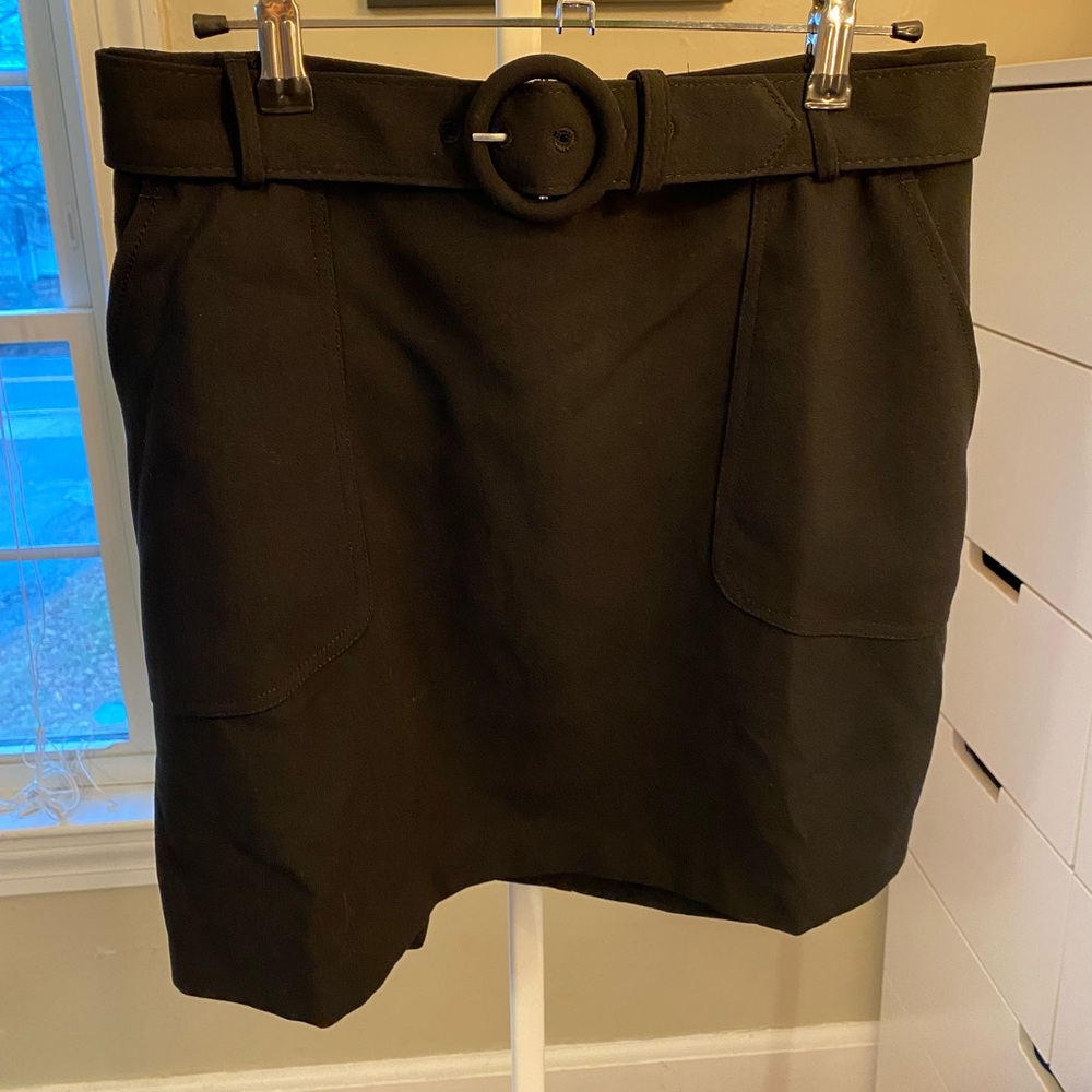 Brand new ModCloth black skirt with belt